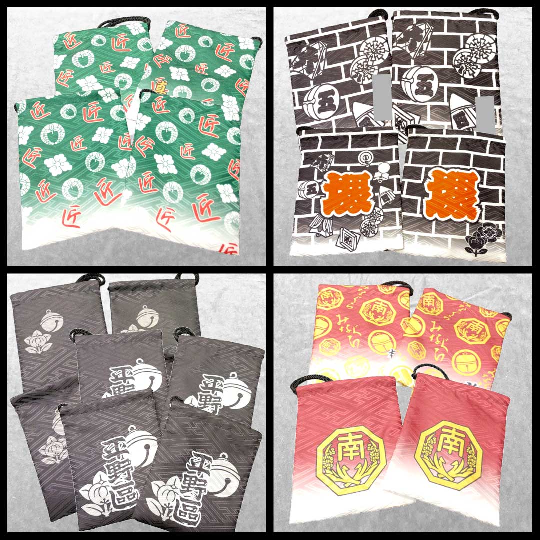 地車巾着,名入れ巾着,祭巾着,オーダー巾着,だんじり巾着